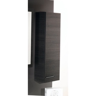 Storage Cabinet Small Storage Cabinet in Grey Oak Finish Iotti SP04